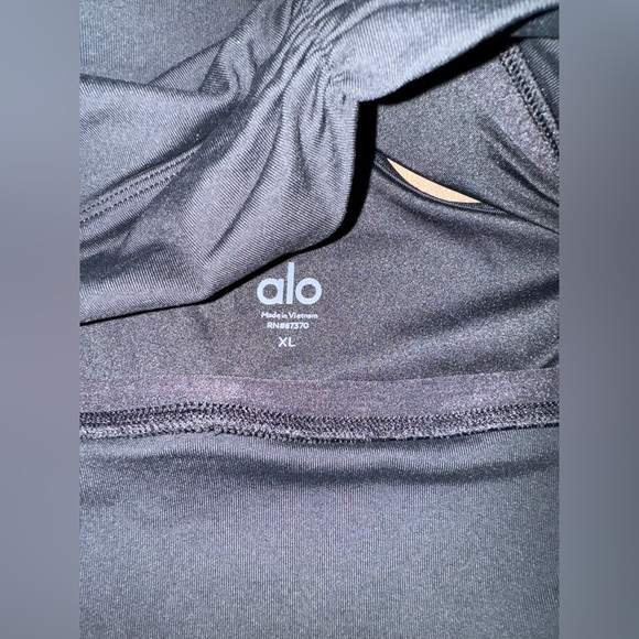 Alo Yoga Wild Thing Bra NWT Black Size XL - Picture 9 of 9
